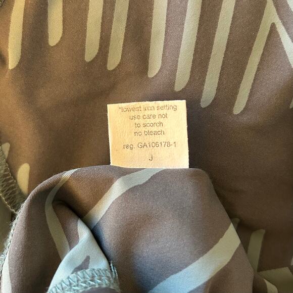 EUC Porto San Francisco Medina Zip-Up Vest Dress Sz 0 Abstract Print Sleeveless - Picture 9 of 16